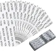 uxcell 200Pcs Shrink Bands, 75x28mm PVC Clear Perforated Shrink Bands, Heat Shrink Wrap Bands for Bottles, Jars Seal for Dropper Bottle, Test Tube Bottles