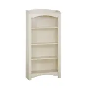 Maestro Furniture Basil Wooden 5-Tier Display Shelf Bookcase Storage Cabinet Antique White