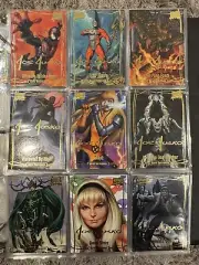 2016 Marvel Masterpieces COMPLETE GOLD FOIL SIGNATURE TIER 1-3 CARD SET, #1-81