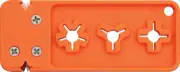 AccuSharp Orange Broadhead Carbide/Ceramic Wrench & Knife Sharpener AS13
