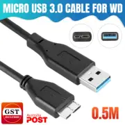 1-2x Micro USB 3.0 Cable Cord For Toshiba Seagate WD External Hard Drive HDD