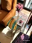 21" Handmade Green Epoxy Resin Round Coffee Table Top Acacia Wood Countertop Dec