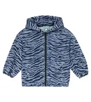 [Kenzo Kids] Kenzo Kids Printed cotton-blend jacket Y 14 blue