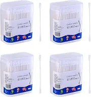 800Pcs Baby Cotton Buds Ear Cleaner Designed for Babies Biodegradable Baby Safety Swabs Cleaning Sticks Wax Cleaner for Baby Ear Nose and Wound (800PCS)