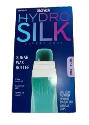 Schick Hydro Silk Sugar Wax Roller for Body + Pubic, Roll on Body Wax Kit New