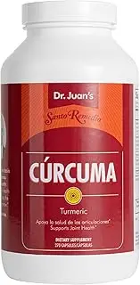 Santo Remedio Turmeric, Supports Joint Health, and Healthy Inflammatory Response to Exercise, Gluten Free, Vegetarian, Lactose Free, No Artificial Flavors, 270 Capsules, 90 Servings