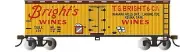 Bachmann 19809 HO Scale Brights Wine 40' Reefer
