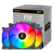Antec F12 Racing ARGB 3 Pack w/ ARGB and PWM Controller. Full Spectrum ARGB lighting and efficient cooling