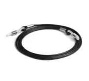 Black waxed cord chain lanyard lace strap string eyewear reading sunglasses