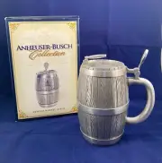 ANHEUSER-BUSCH CS495 Pewter Barrel Stein w/ Box & COA