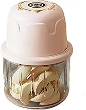 Electric Food Chopper - 350ML Cordless Mini Vegetable Dicer | Rechargeable Kitchen Tool, Portable Onion And Garlic Cutter, Ginger Grinder, Food Processor For Quick Mincing And Puree