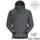 加拿大 ARCTERYX 始祖鳥男款 Solano Hoody GoreTex防風防潑水透氣連帽外套24386 煤炭灰