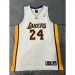 NBA ADIDAS LOS ANGELES LAKERS洛杉磯湖人隊KOBE BRYANT球員版球衣（44號）（二手）