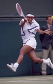 Zina Garrison USA at the Wimbledon Lawn Tennis Championships at th- Old Photo