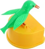 Totority Automatic Bird Toothpick Box Cute Toothpick Holder Toothpick Storage Container Cute Toothpick Dispenser Automatic Toothpick Dispenser Toothpick Dispenser Cute Green Plastic