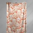Scorbunny Fleece Blanket Home Decor Throw Blanket Fire Scorbunny Blanket Gifts