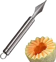 Gwtdtoad Fruit Carving - Fruit Ball Digger - Kitchen Gadget Fruit Carving Knives Stainless Steel Fruit Ball Digger Watermelon Artifact Scoops