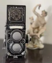 ROLLEIFLEX 2.8F Camera Skin Cover Genuine Leather Replacement Pre-cut ---AMANDA