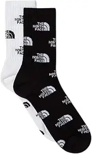 [THE NORTH FACE] Unisex Everyday Crew Sock Logo - 2 Pairs Socks (Pack of 1)