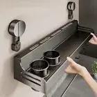 Kitchen Organizer Shelf Wall-mounted Spice Storage Rack Holder Wall Seasoning