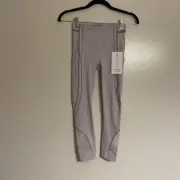 Athleta XXSP Shasta Purple Bluff Grey Ultimate Stash Pocket Ignite 7/8 Tight NWT