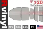 Rtint Precut Window Tint Kit for Isuzu I-Series 2006-2008 Tinting Films (for: Isuzu)