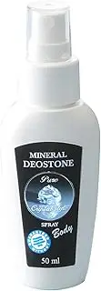 Mineral Deotone Alum Crystal Spray, Nioi, Unconcerned Etiquette Care, Unscented, Made in Italy, Portable, 1.7 fl oz (50 ml)
