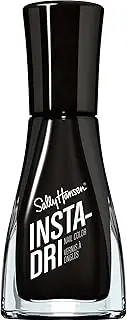 Sally Hansen Insta-Dri Nail Polish, Back To Black