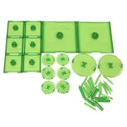 Dungeons & Dragons Attack Wing Base & Pegs Game Accessory Set Green