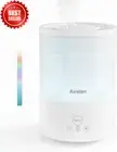 2.5L Cool Mist Humidifier for Bedroom, Baby Room, Top Fill, 360° Nozzles, Quiet