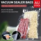 50/100/200PCS Food Vacuum Sealer Bags Vaccum Food Saver Storage Heat Seal Bag AU