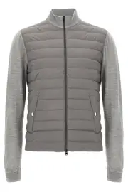 HERNO Two-Material Cardigan