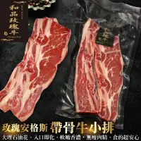 在飛比找Yahoo奇摩購物中心優惠-【鮮肉王國】美國PRIME玫瑰安格斯帶骨牛小排2包(每包2片