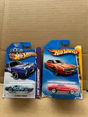 Hot Wheels Lot 2x 73 Pontiac Firebird / 67 Pontiac Firebird 400 New Models N100