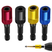 60mm Quick Change Release Chuck Magnetic BIT HOLDER 1/4 Hex Drill Screwdriver