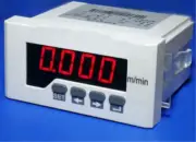 NEW Digital LED speed tachometer meter m/min Intelligent