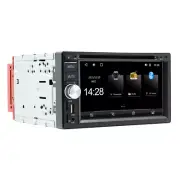 Double Din Car Stereo DVD Player Carplay Android Auto Radio Bluetooth MP5 USB TF (for: Saab)