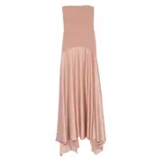 [Solace London] Solace London The Alessandra Strapless Gown 12 UK PINK