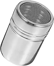 MUSISALY Powder Shaker for Sugar Chocolate Cocoa Stainless Steel Dusting Tube Lid Fine Mesh Sifter for Coffee Baking
