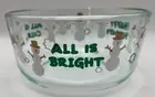 PYREX Ltd Ed 2023 Christmas All is calm bright 1Qt Clear Glass 7201 Lid