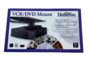 NEW: HomeVue VCR/DVD Mount PrimeTime Black PTVCR-B Bracket Hanging NOS