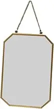 Generic Modern Hanging Mirror with Stylish Chain for Home Decor, as described, 10.6x7.1 inch