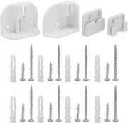 New Extra Wide Pet Gate Replacement Parts Kit (White) Retractable Baby Gates...