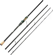 1.8M 2.4M Spinning Fishing Rods 4-5 Sections Casting Carbon Fishing Rod Portable Travel Rod Fishing Tackle Fishing Pole