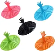 5pcs Silicone Kitchen Sink Stopper Drain Plug for Kitchen Sink Bath Tub Cover Protector Easy to Use Anti-