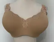 Le Mystere Bra Lace Tisha Full Figure Natural 38DDD NWT