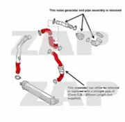 Silicone Intercooler Turbo Hose For Mini Cooper S R55 R56 R57 1.6T N14 N18 Black