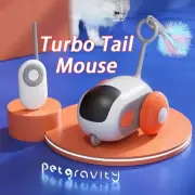 Turbo Tail 2.0 Cat Toy 2024 Best Turbo Tail Mouse Cat Toy Remote Control Toy