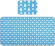 Cartoon Cute White Merry Christmas Snowman Cooling Baby Mattress Protector pad 28" x 52" Absorbent Bed Pads Washable for Kids, Adult