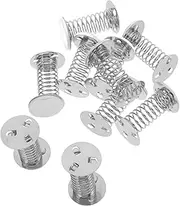 BEBEMOKO Craft Spring Dolls 10pcs Metal Spiral Spring Base Toys for Boys and Girls and Adults Wobble Spiral Decoration